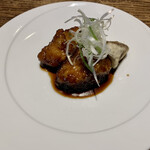 中華キッチン彩家 - あんこうの甘酢がけ(ランチコースより)