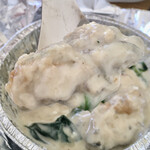 ラ･マンチーナ - 牡蠣とほうれん草のグラタン1,320円