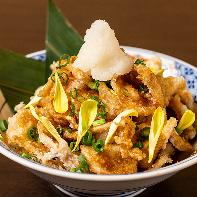 鶏皮ポン酢