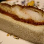 とんかつ ますいや - エビカツサンド