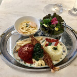 銀座グランブルー - 大人のお子様ランチ・デラックス（税込み１７６０円）