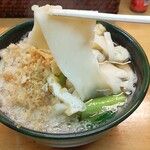 関西風手打うどん いらっしゃい - いつもの麺で！と注文するとこんな感じに・・