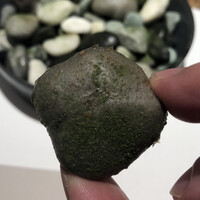 ルカンケ - 小石の中から探り当てた団子？中には美味しい豚のリエットが入ってます。