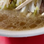 ラーメン二郎 - 【再訪】スープ