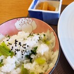 Saryou Kippou - せりご飯と香の物は大根のたまり着け