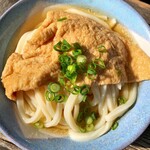 讃岐うどん がもう - そのまま大　冷たい出汁　アゲ　350円税込　美味☆