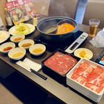 しゃぶ葉 - イベリコ豚＆牛コース