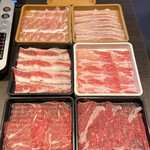 しゃぶ葉 - イベリコ豚＆牛コース全7種