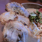 Memba tadokoroshouten - 信州味噌　炙り味噌漬けチャーシュー麺up
