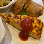 cafe nicori - ベーコンと白ネギのスパニッシュオムレツ