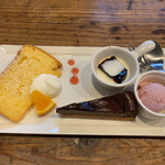 cafe nicori - デザートプレート＋300円