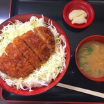 駒ヶ岳サービスエリア（上り） フードコート - 三元豚ソースカツ丼820円
