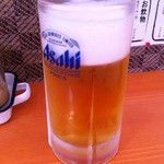 浅草 ふくじゅ - 生ビール（この期間はちらしを持っていけばサービス！！）