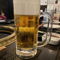 SATOブリアン 本店 - 最初は生ビール