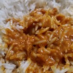 カリーハウス - 良く混ぜて食べますが、バスマティライスは野菜的でもあります。