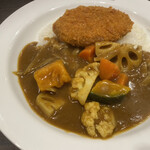 CoCo壱番屋 - ベジタブルカレーコロッケも肉無し