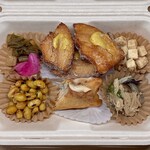 アルプスごはん - おつまみセット(¥1,000)、車麩の唐揚げ(2個)(+¥300)