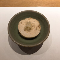 恵比寿 鮨 栞庵 やましろ - 先付（あん肝の生姜煮）