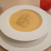 ラ セッテ 広瀬北町本店 - ②バターナッツカボチャの冷製ポタージュ ラ セッテ 広瀬北町本店 - ②バターナッツカボチャの冷製ポタージュ