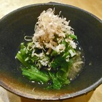 天ぷら処 こさか - 菜ノ花お浸し