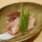 天ぷら処 こさか - お通し（酢ダコ）