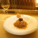 ビストロカラト - モンブラン＋貴腐ワイン 1980yen