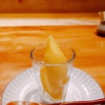 炭火割烹 白坂 - ⚫温州みかんのシャーベット