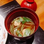 炭火割烹 白坂 - ⚫味噌汁