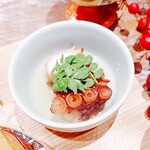 炭火割烹 白坂 - 三浦のタコ