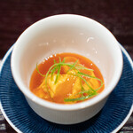 鳥田中 - 京都府亀岡産　七谷赤地鶏　黄身醤油和え