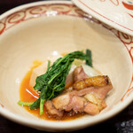 鳥田中 - 七谷地鶏のすき焼き