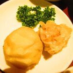 黄鶴 - ランチ小皿定食　２８００円（税込）の点心２品のアップ【２０２１年１月】