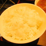 黄鶴 - ランチ小皿定食　２８００円（税込）のご飯のアップ【２０２１年１月】