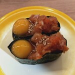 すし江戸 - サーモンユッケ