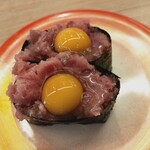 すし江戸 - うずら鉄火