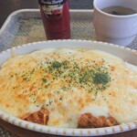 コーヒー＆レスト からさわ - チキンのトマト味ドリア  