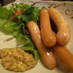 ソーセージのマスタード添え　500enn 