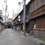 Gion Kyouryourihanasaki - 祇園花見小路から入った路地
