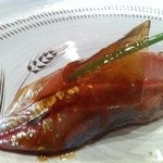 たつみ寿司 - 鯵♪ 昆布がアクセント！