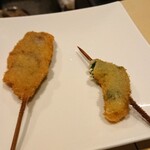 串揚げ料理 揚派 - 豚ヒレと海老