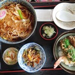 あすなろ	 - Bセット　たぬきそばとミニ天丼