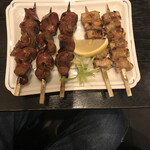 鳥ふじ - レバーと皮
