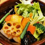 大戸屋 ウィングキッチン京急蒲田店 - 野菜の黒酢あん