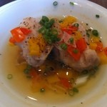 くろさわ東京菜 - 鳥肉白醤油蒸し