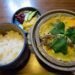 民芸茶屋六騎 - 柳川鍋　&　白飯　1
