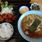 たむら - 中華セット 唐揚げ 850円＼(^o^)／ライスお代わり（サービス＼(^o^)／本当は100円