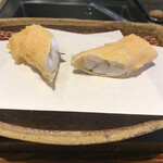 みかわ 是山居 - 湯葉と白子の包み揚げ