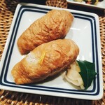 日本料理 新茶家 - 梅ひじきの稲荷と麻の実と柚子の稲荷