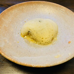 modest - 蟹と卵のリゾット。