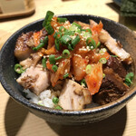 本丸亭 - まんま丼300円